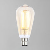 500lm ST64 2200k Dimmable LED Filament Light Bulb B22 (40w eqv)