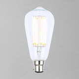 500lm ST64 2200k Dimmable LED Filament Light Bulb B22 (40w eqv)