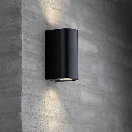 Nordlux Asbol Black Wall Light - -Lampsy