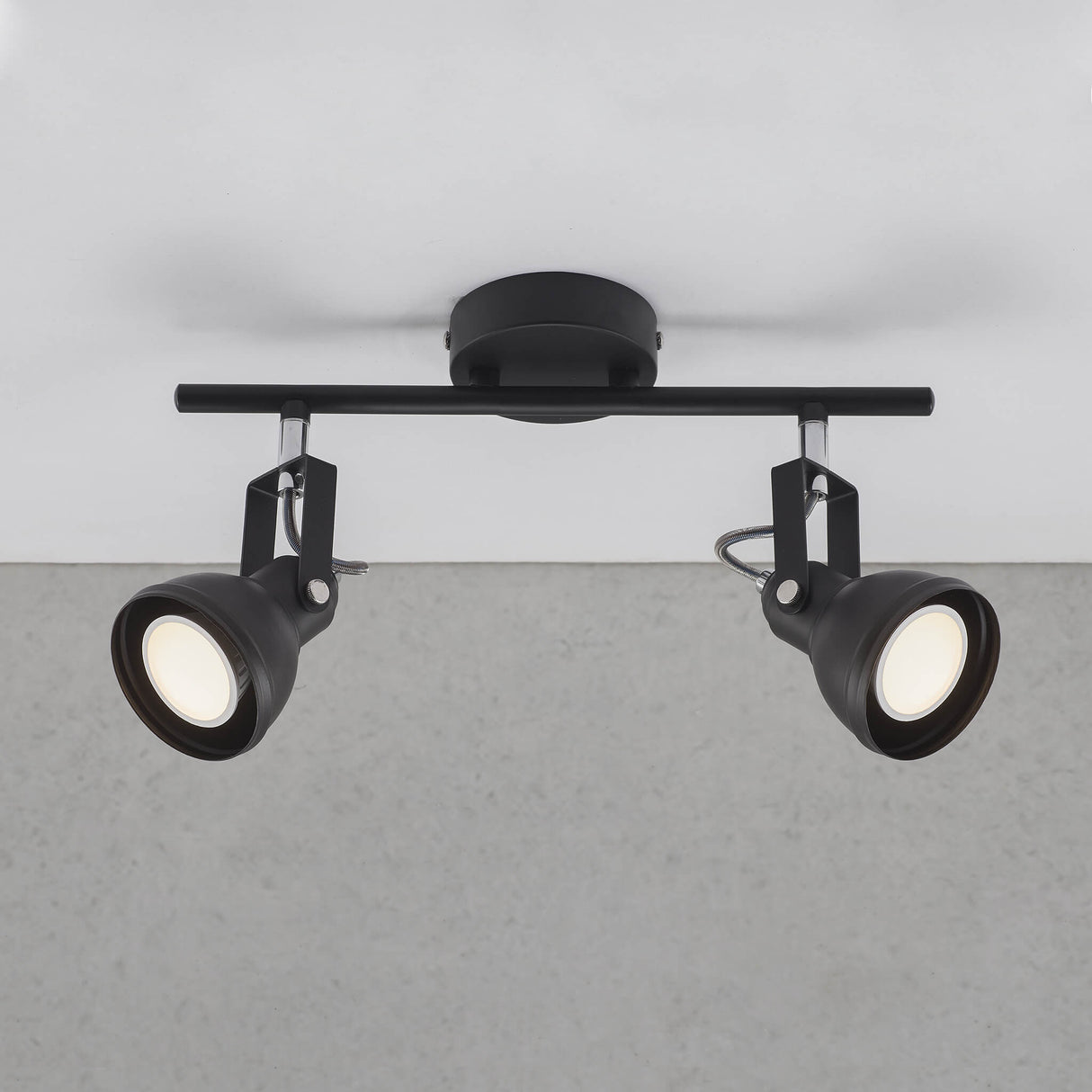 Nordlux Aslak 2 Spotlight Bar - Black-Lampsy