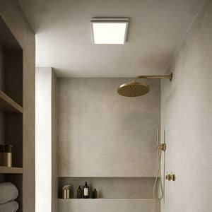 Oja 29 Square LED Bathroom Ceiling Light, IP54