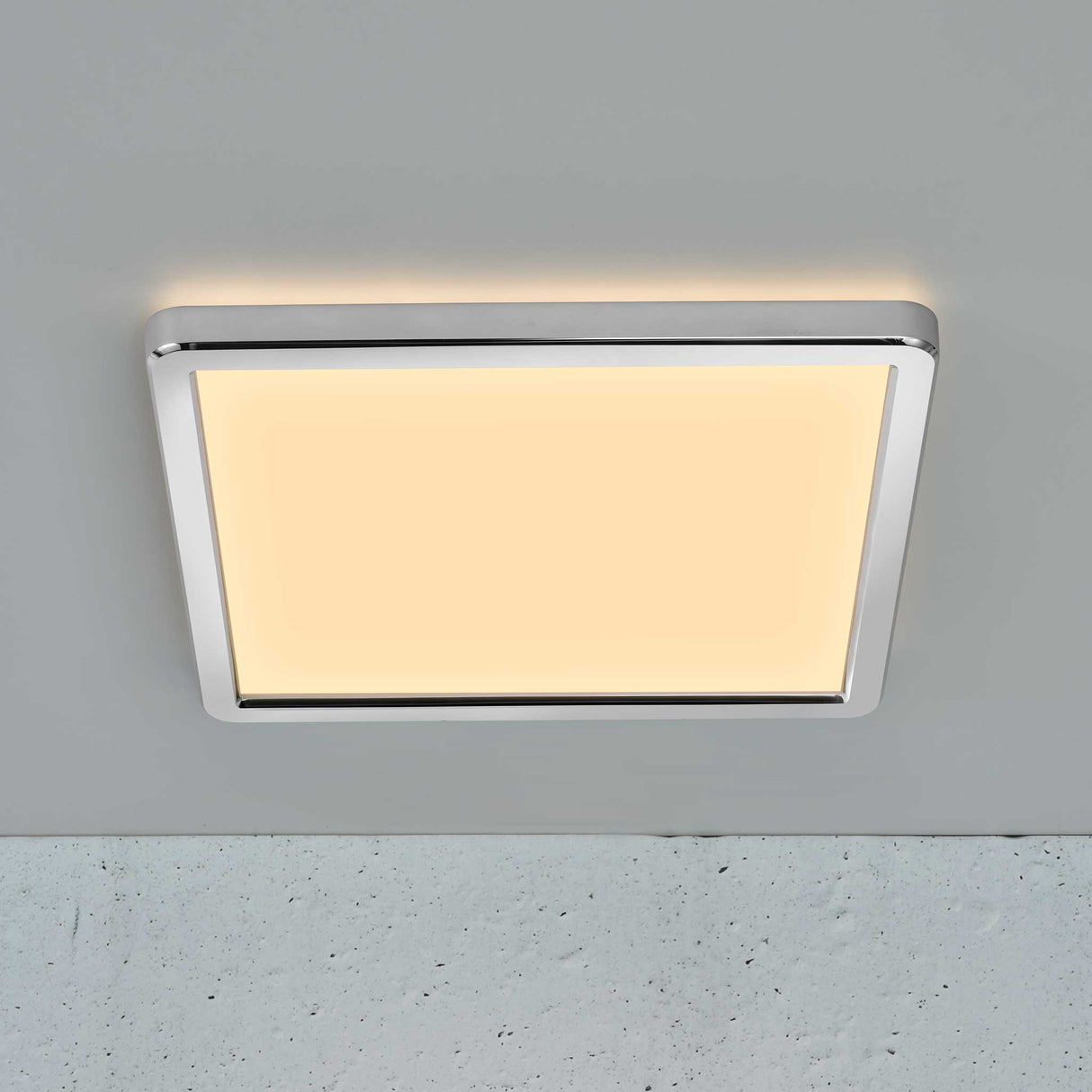 Oja 29 Square LED Bathroom Ceiling Light, IP54