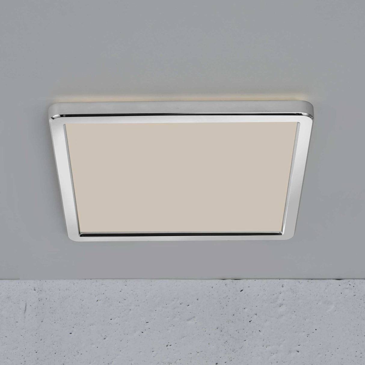 Oja 29 Square LED Bathroom Ceiling Light, IP54