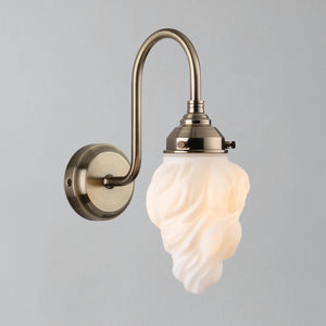 Torch Glass Flame Wall Light Sconce